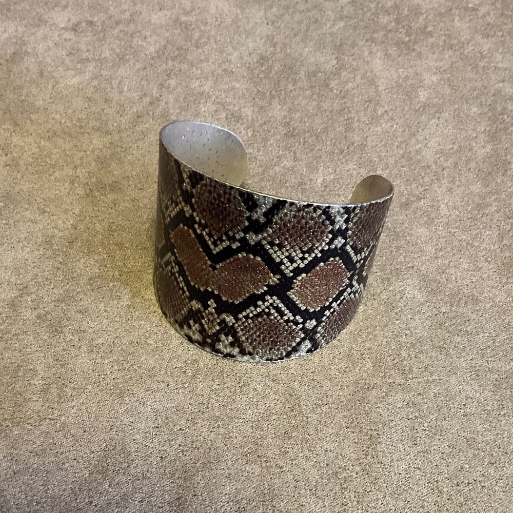 Python Metal Cuff Bracelet - image 2